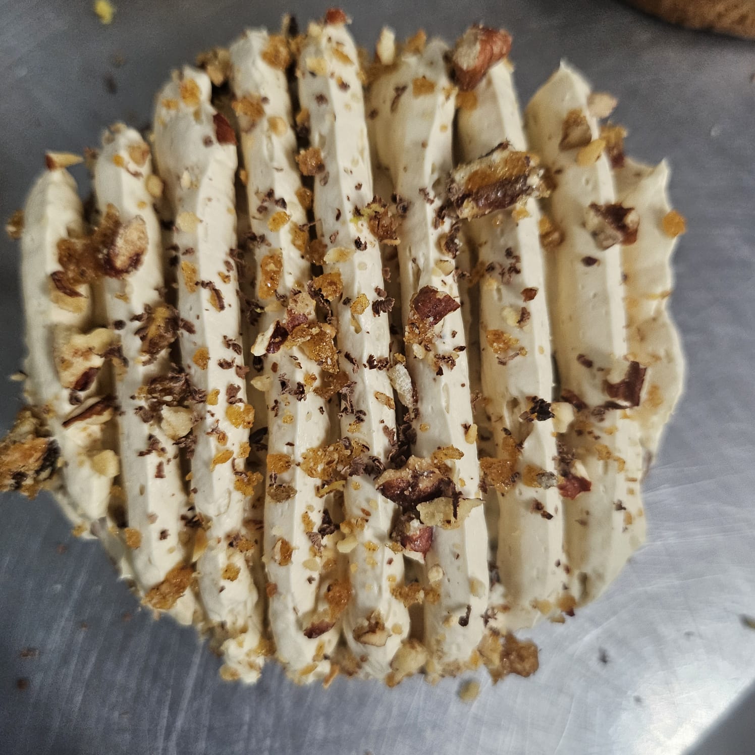Banana Gold Praline Tart