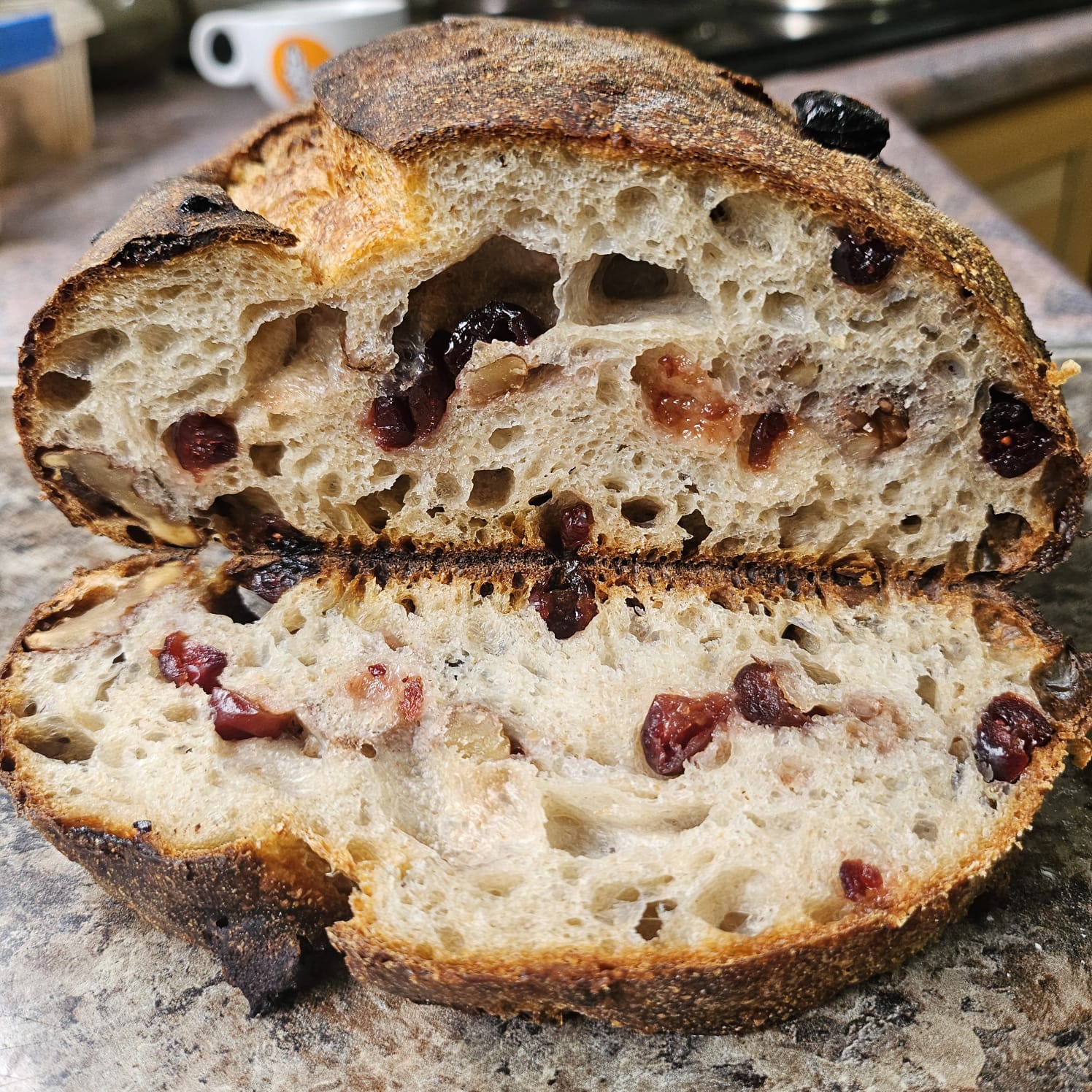 Cranberry, Walnuts & Rosemary Sourdough