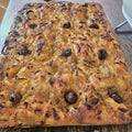 Caramelised Onions & Olives Focaccia Sheet